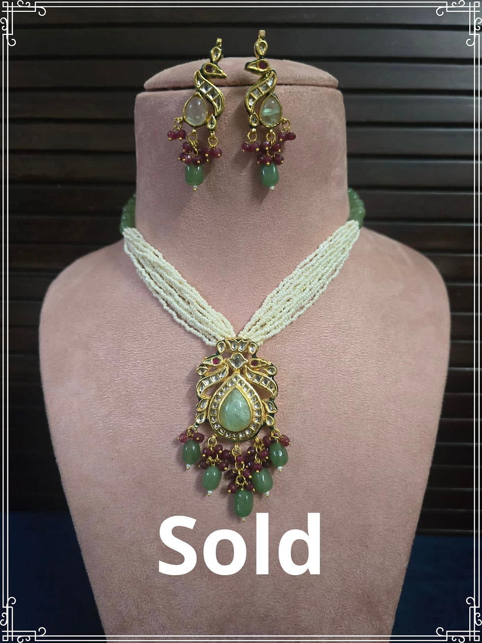 Thumbnail: 18 k gold polish necklace 