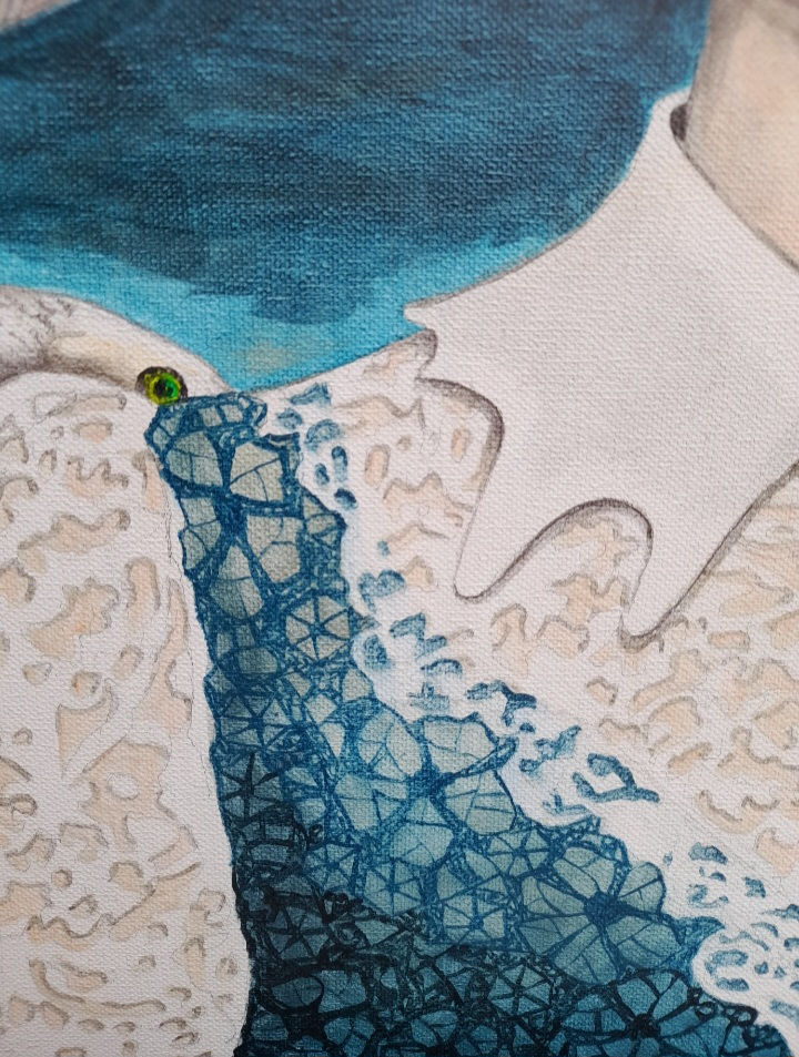 Entre deux eaux (détail)