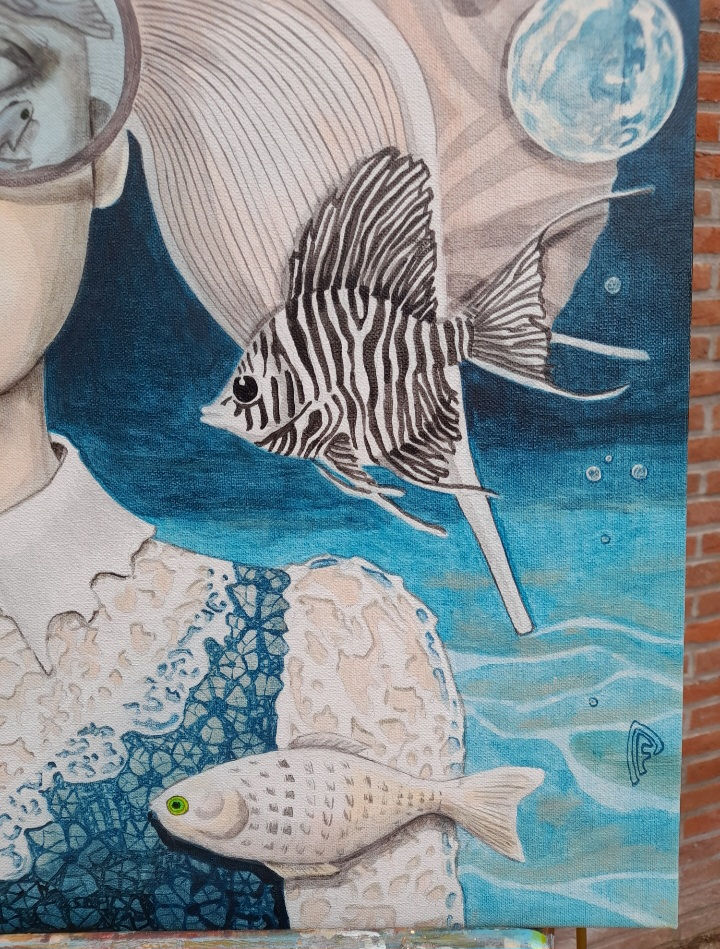 Entre deux eaux (détail 2)