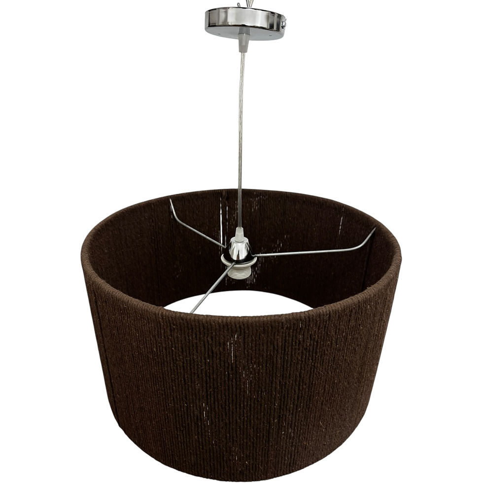 Miniatura: Pantalla colgante de macramé