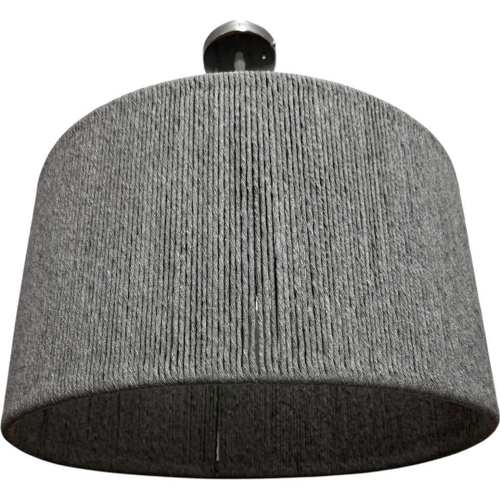 Miniatura: Pantalla colgante de macramé