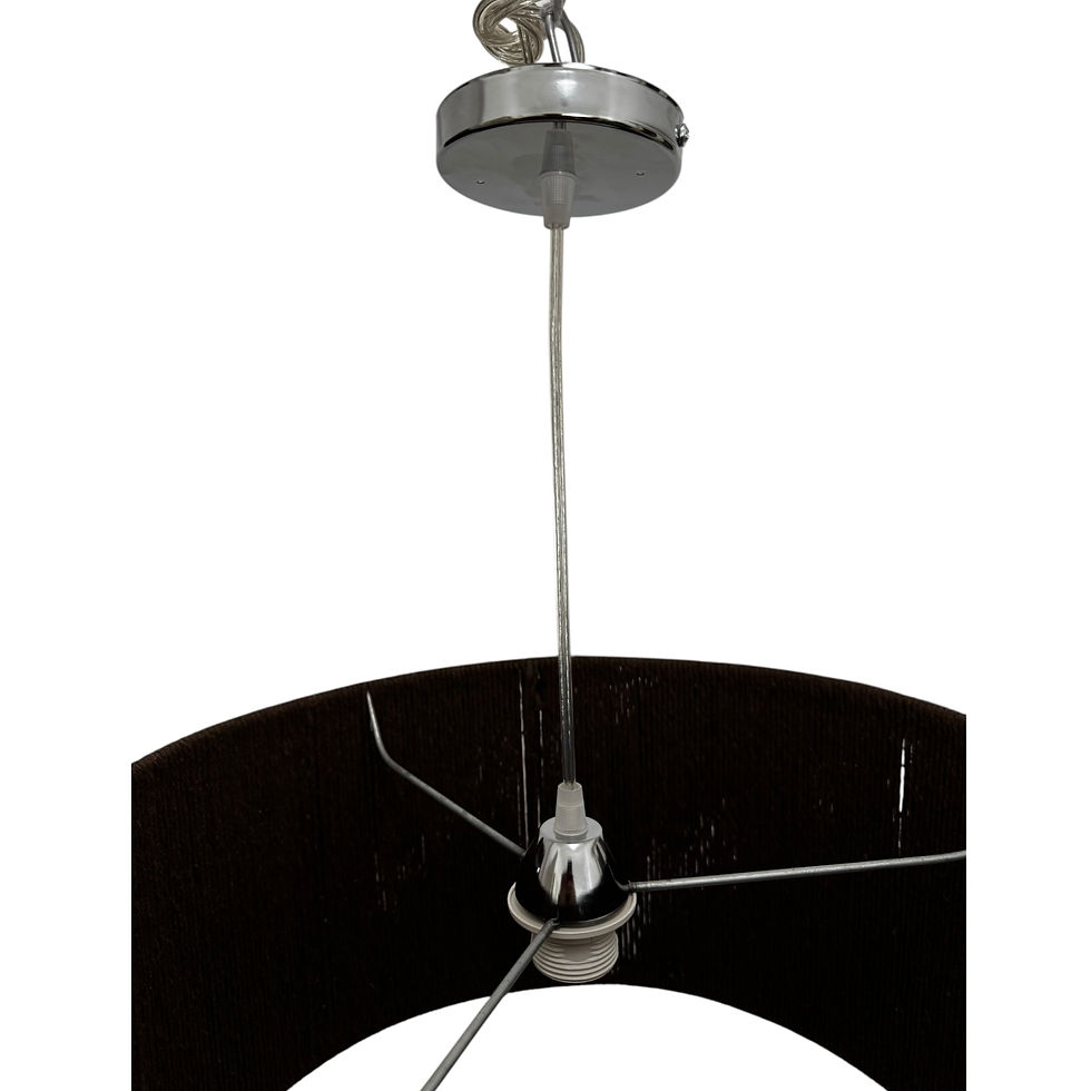 Miniatura: Pantalla colgante de macramé