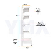 especificacao tecnica gondolas de aço