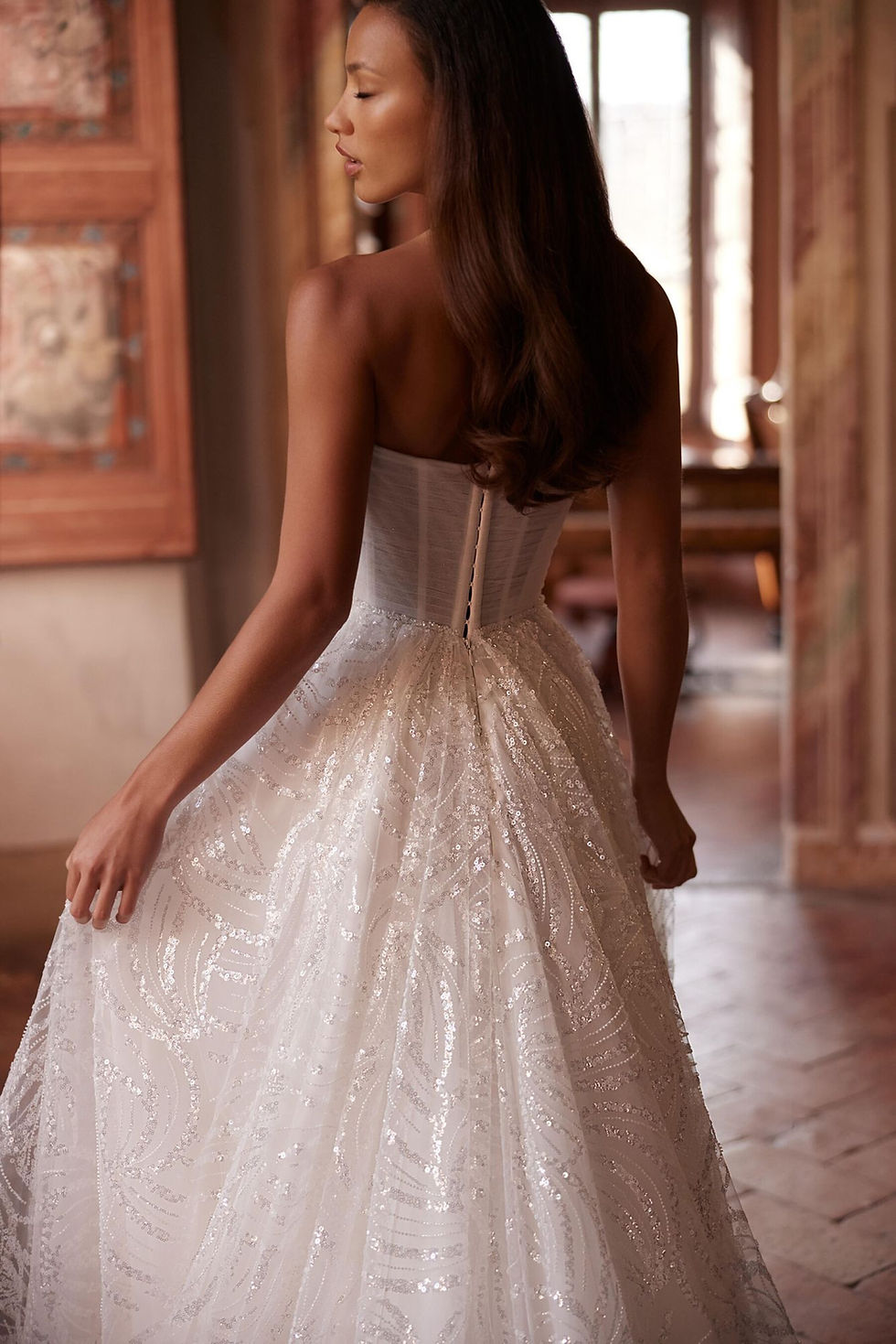 Thumbnail: Luciana Wedding Dress by Pollardi