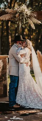 Texas style wedding