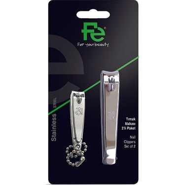 Fe Nail Clippers Set Of 2