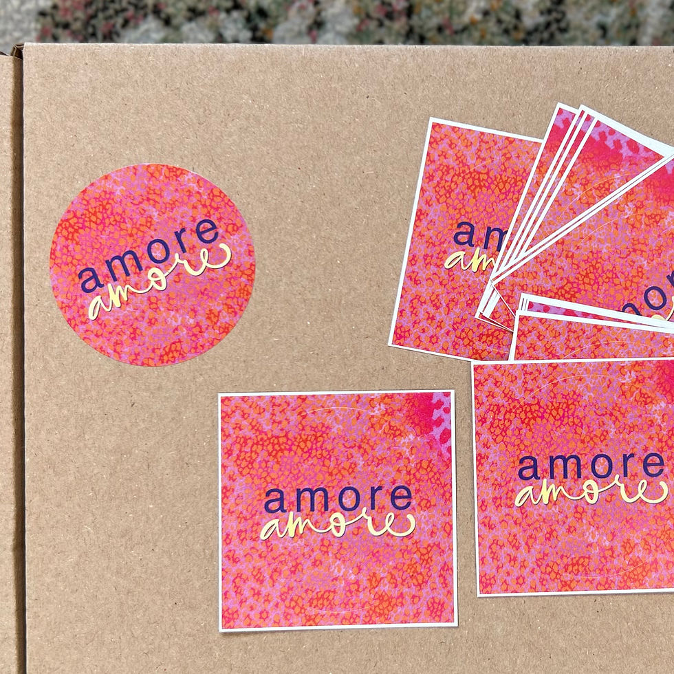 Miniaturbild: Aufkleber „amore amore“