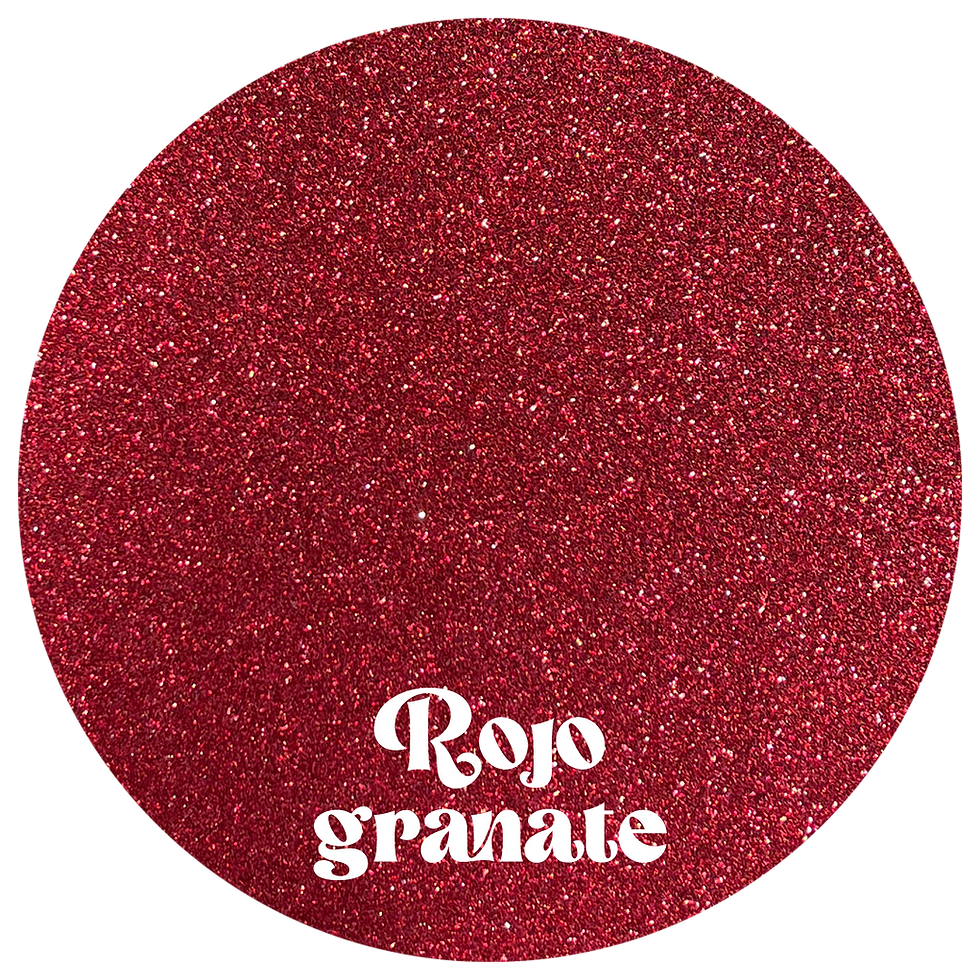 Gliterina Rojo granate