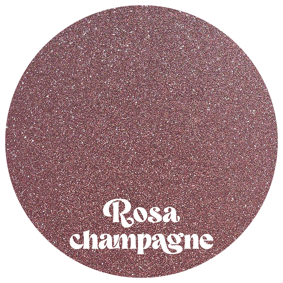 Gliterina Rosa champagne