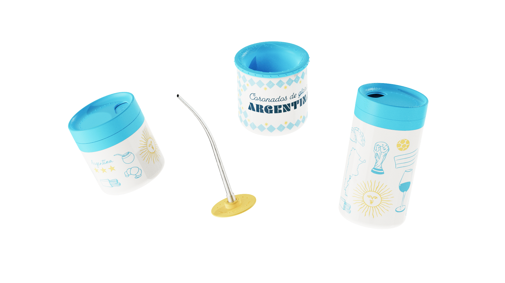 Kit Matero Mundial Workat - Blanco