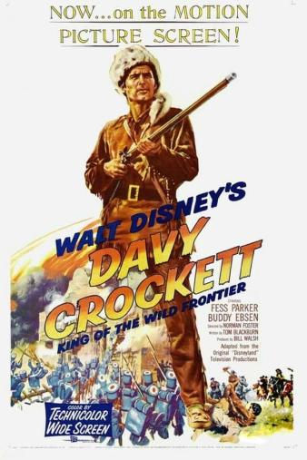 Davey Crockett king of the wild frontier movie poster