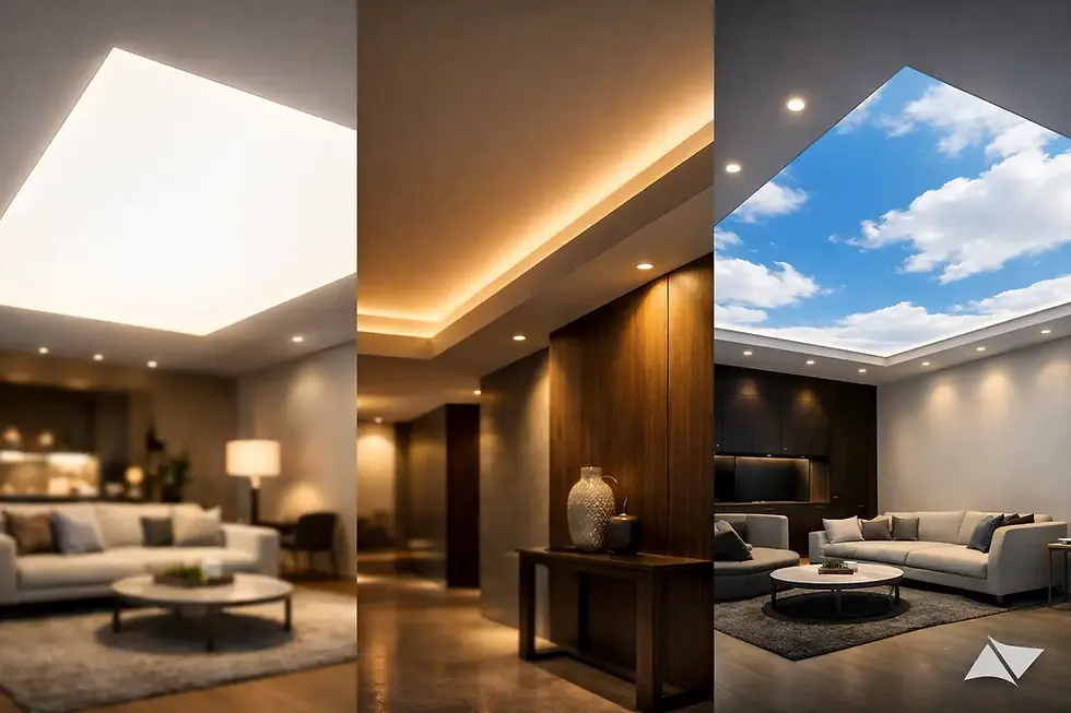 Best Illuminated Ceilings for Interiors