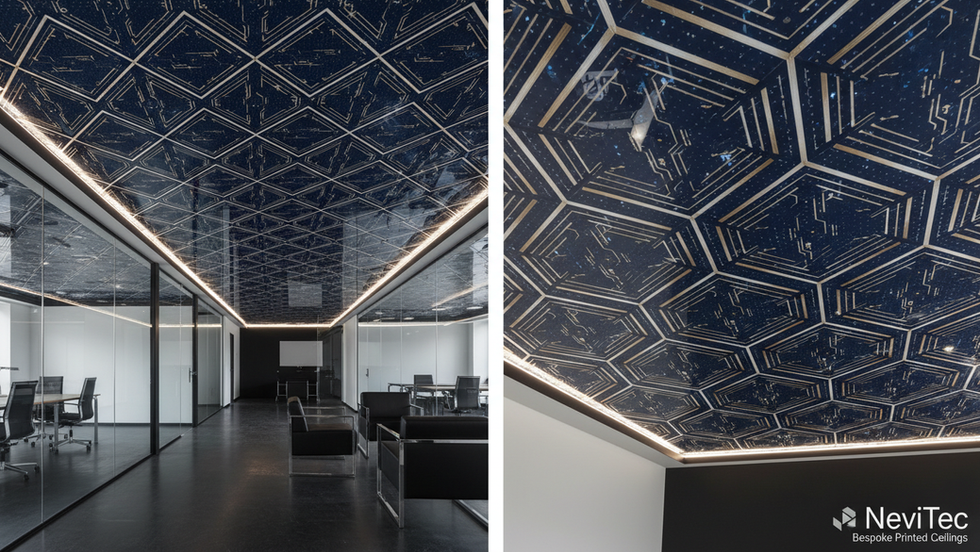 Unique Interiors with Bespoke Printed Ceilings