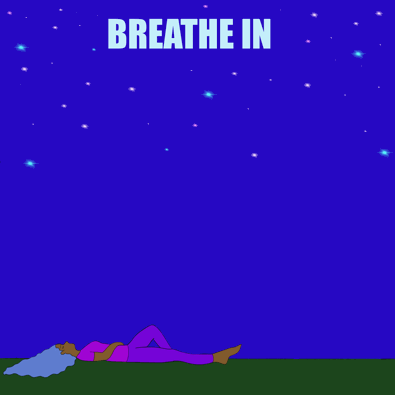 Breathing Gif; Deep Breathing Gif; Black Woman Breathing Gif; Breathing Gif for Calmness; Gif for Breathing; Gif for Anxiety Relief