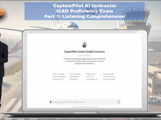 "CaptainPilot AI Instructor offers engaging English language training tailored for aviation professionals, focusing on ICAO proficiency standards with interactive exercises and practical guidance."