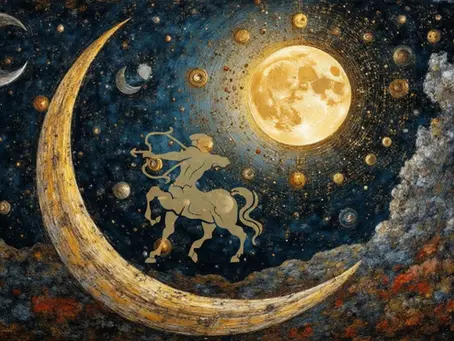 Intuitive Message for the New Moon, in Sagittarius, December 1, 2024 and Beyond!