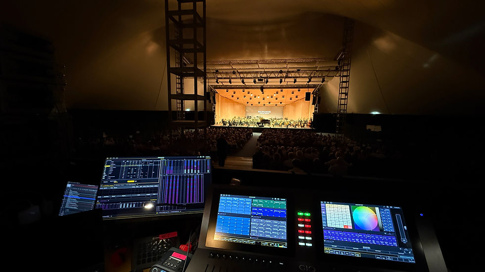 Technische Leitung und Lichtdesign am Menuhin Festival Gstaad