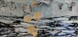 Falling Ginko Leaves SOLD