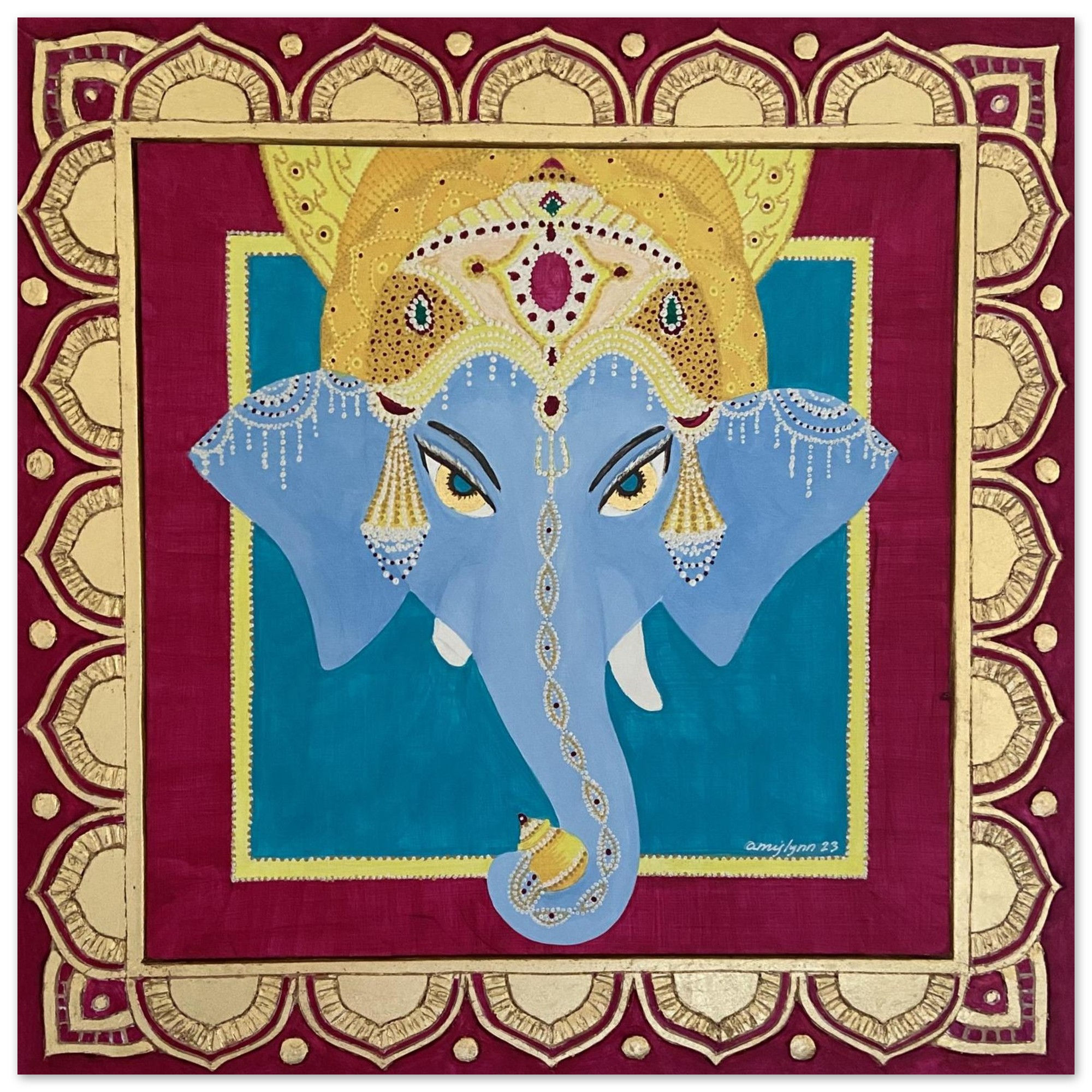 Ganesha: Shakti Pot Fine art Print