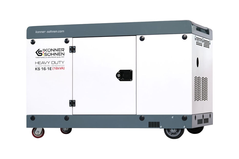 Miniatură: Generatore electric diesel monofazat Konner Sohnen KS 16-1E, ATS inclus, 30CP