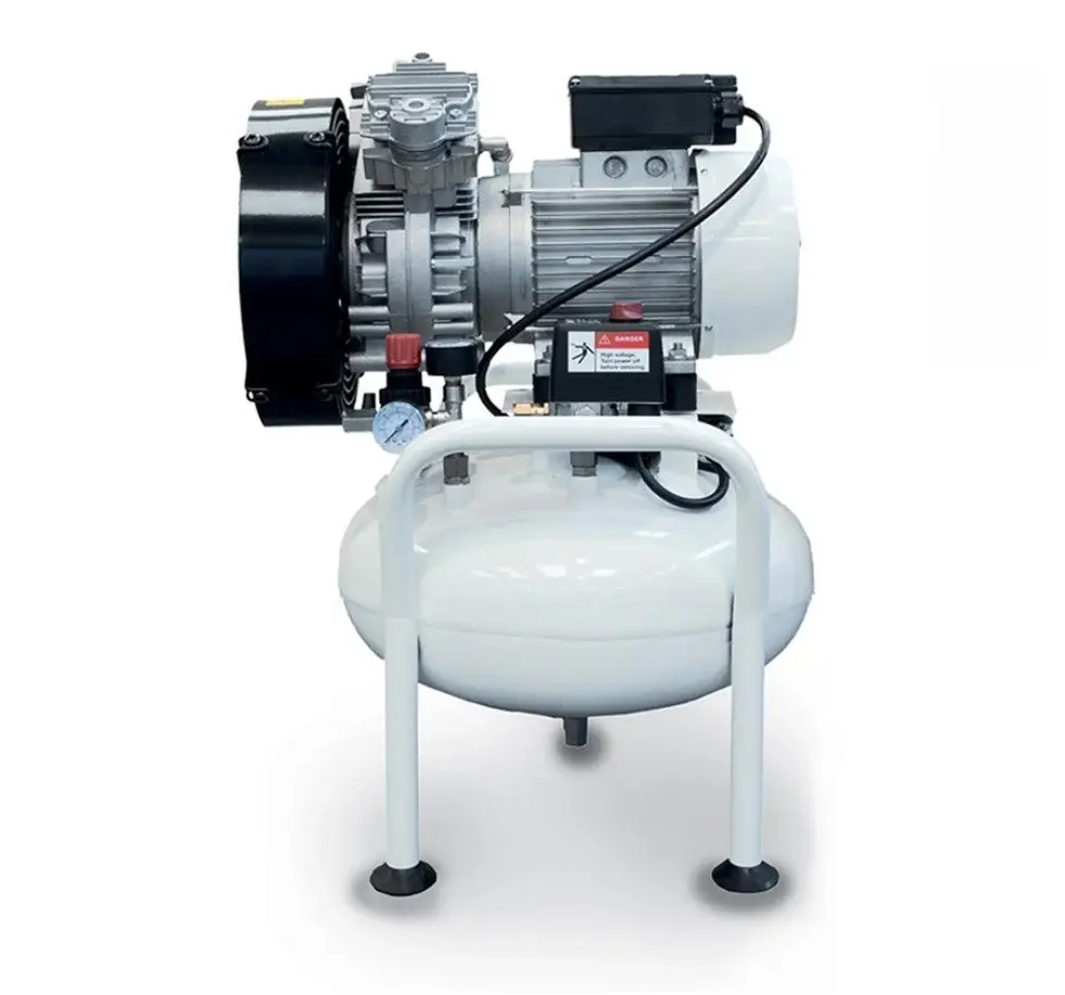 Compresor de aer medical cu piston fara ulei, silentios ABAC 25l, 1.5kW 350l/min