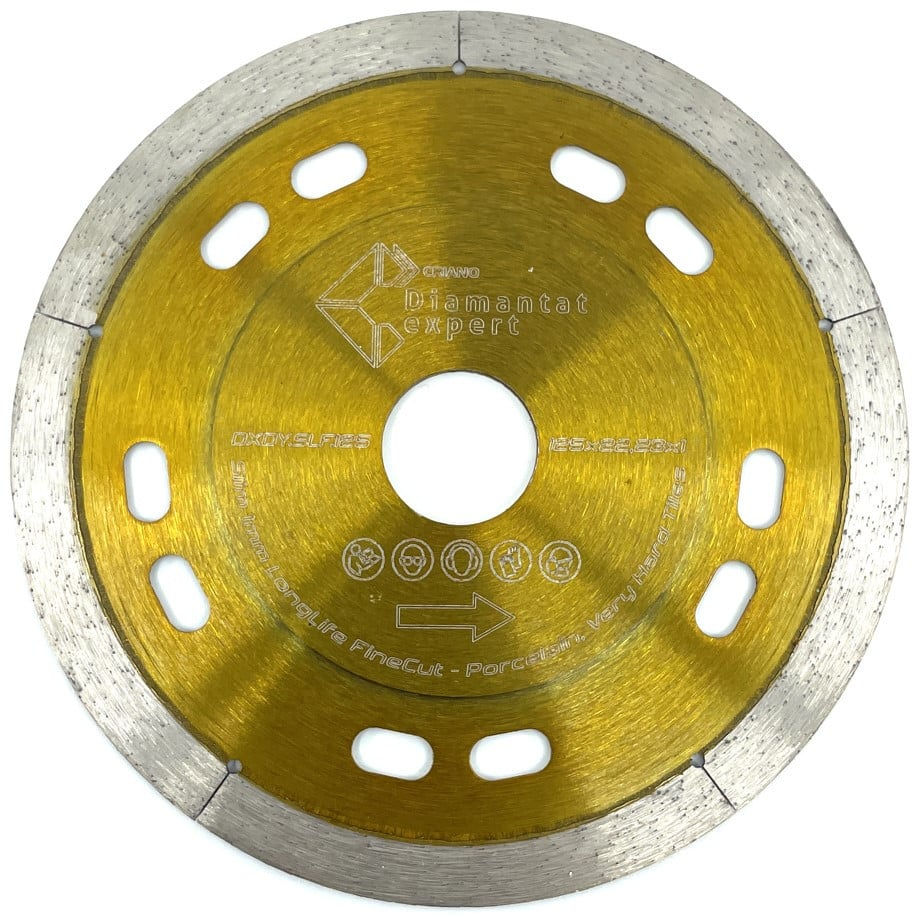 Disc DiamantatExpert pt. Taieri Extra Fine in Portelan Dur Subtire 125x22.2 (mm)