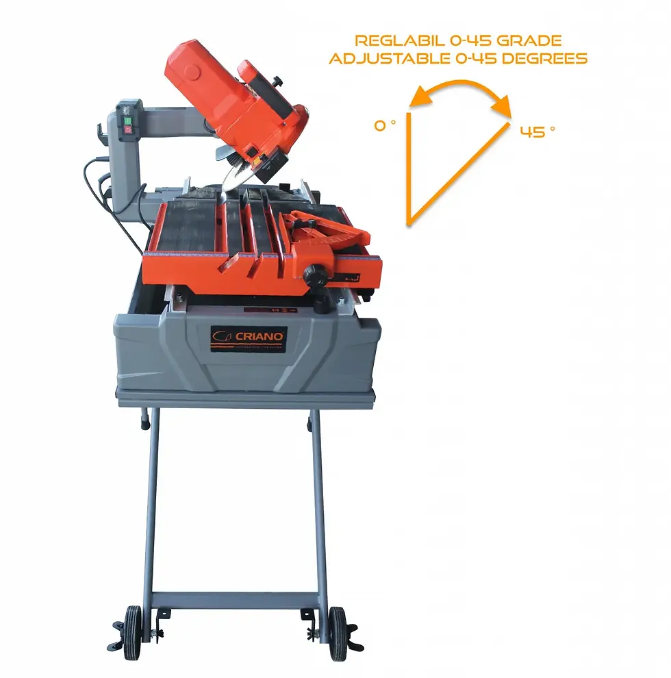 Miniatură: Masina electrica de taiat gresia, faianta, placi dure, CRIANO 61cm, 1650W