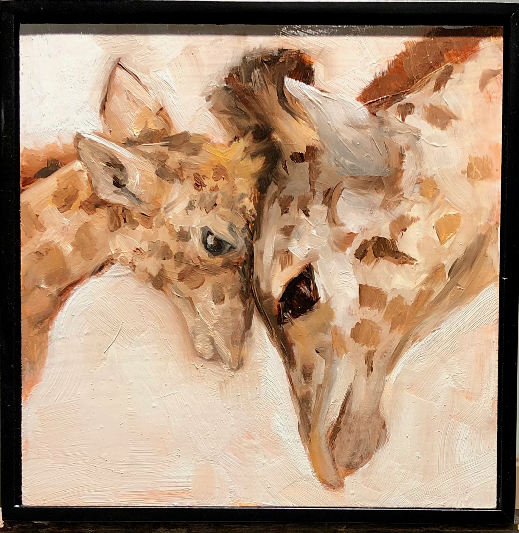 Giraffe Mother and Baby