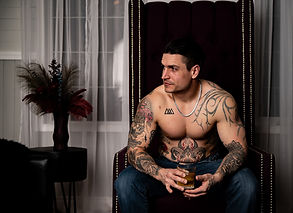 mens empowerment and boudoir session