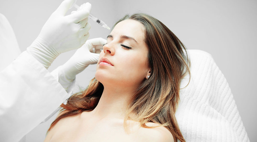 Image of demal filler injections in face