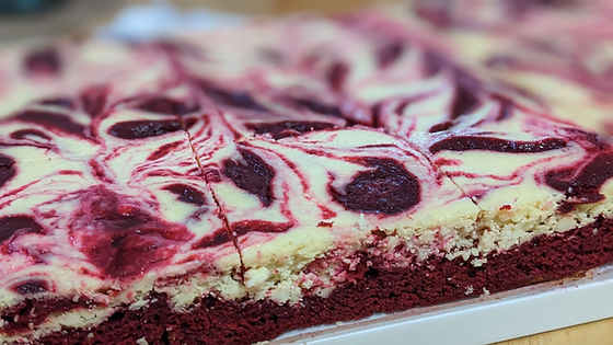 Red Velvet Cheesecake Brownies - 1 Square pcs. (Available Friday to Sunday ONLY)