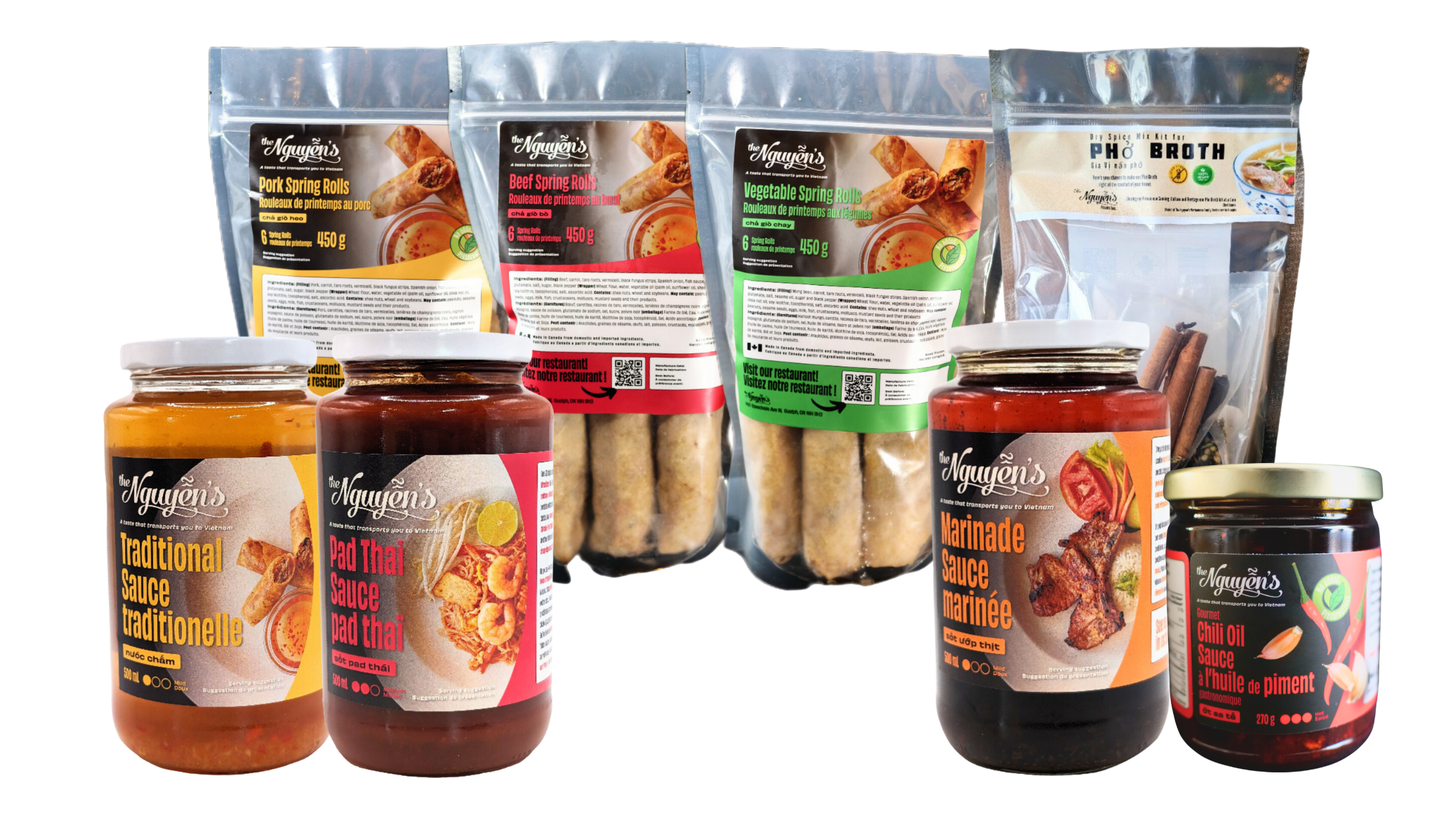 Arranged Food and Objects