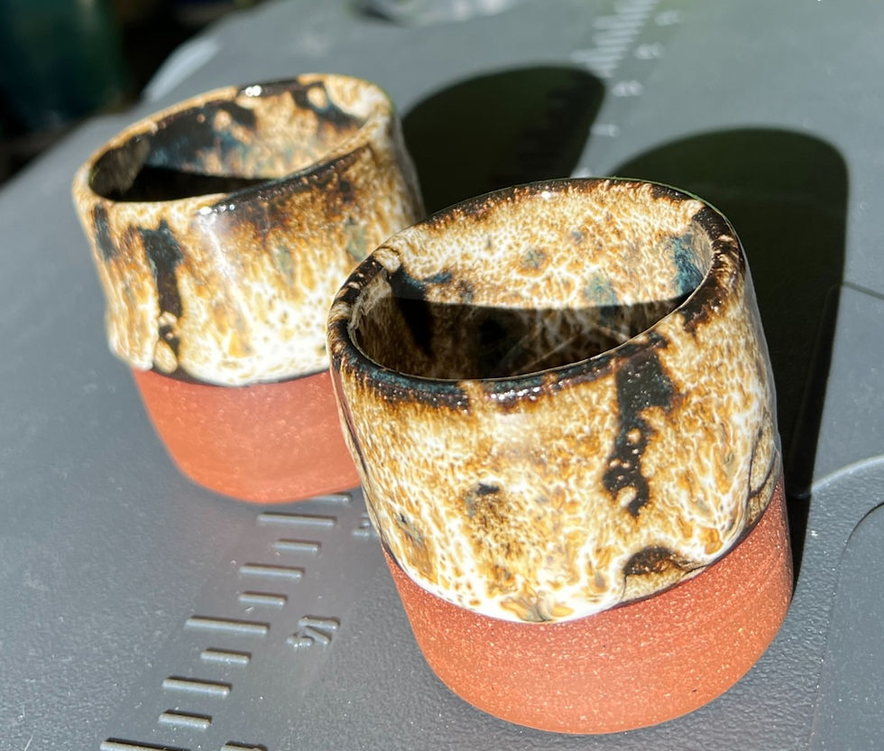 Thumbnail: Lava Rock Sake Cup Set of 2