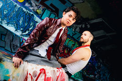 Rae Takei and Calder White. Photo by Kimberly Ho