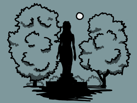 A Statue in Elm Park
