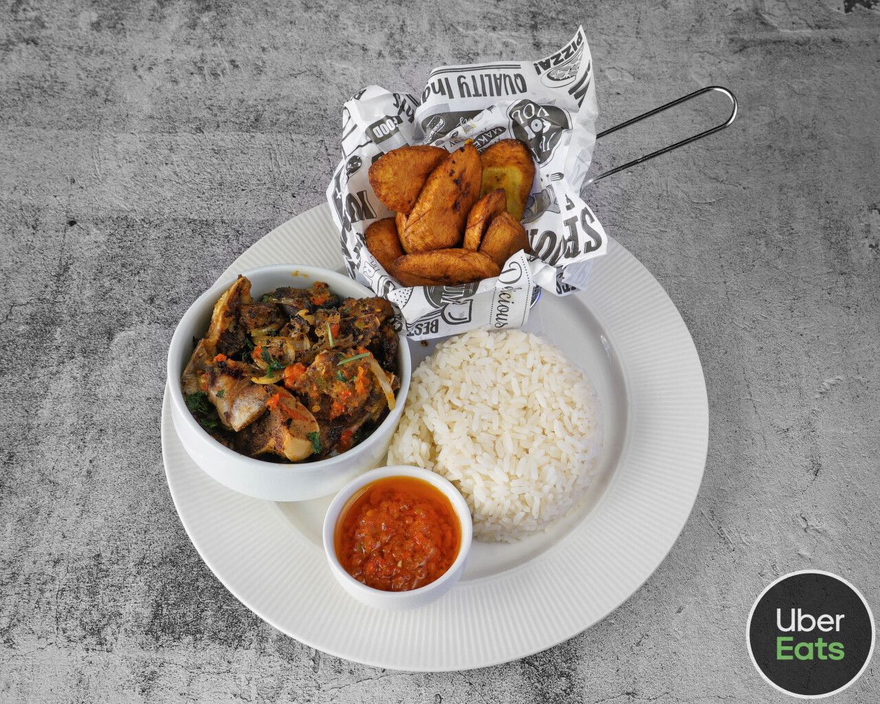 White Rice with Stew