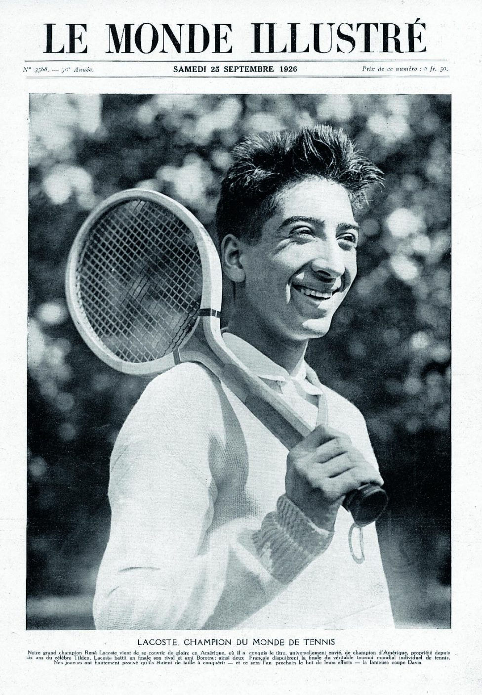 Miniature : René LACOSTE l'inventeur