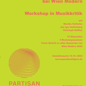 Partisan Critique - Workshop in Musikkritik
