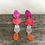 Thumbnail: MULTICOLOR NECKLACE WITH EARRINGS SET