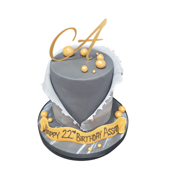A creatively sculpted ripped muscle cake decorated with fondant detailing, ideal for fitness enthusiasts or bodybuilding enthusiasts.