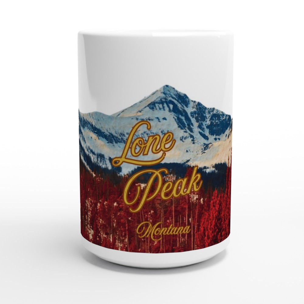 Lone Peak Ceramic Coffee Mug | Mountain-Inspired Drinkware