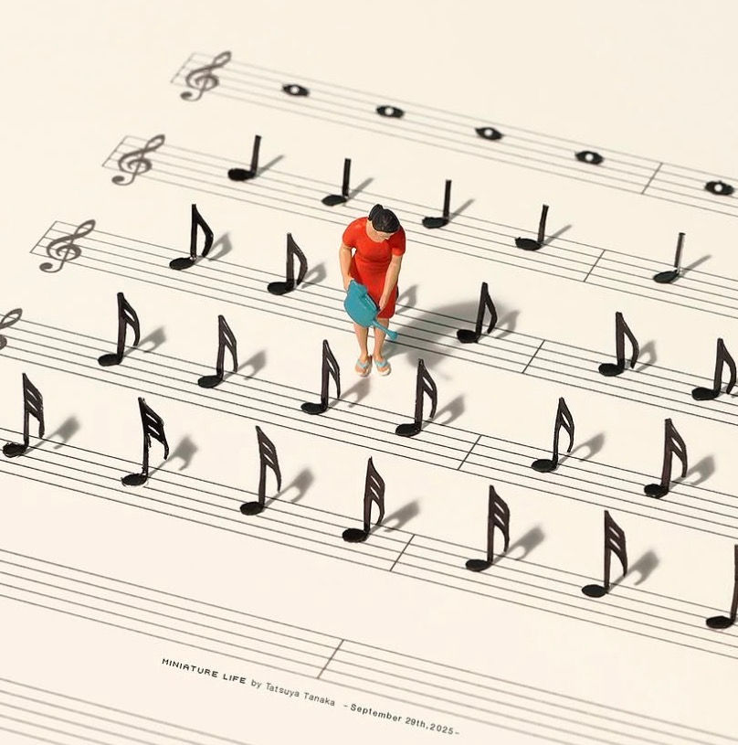 圖源:MINIATURE LIFE by Tatsuya Tanaka - September 29th, 2025 - Music Garden