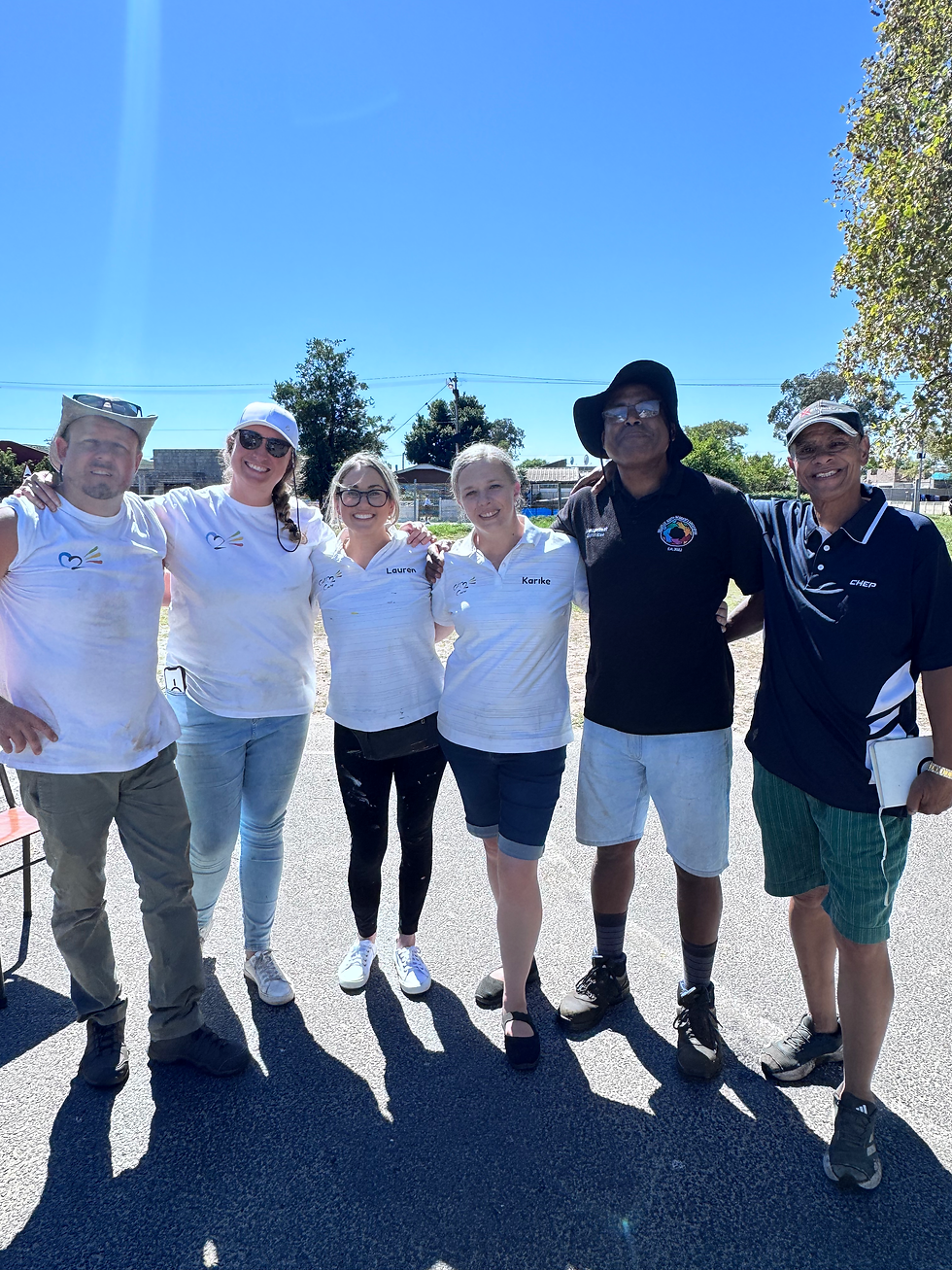 Call 2 Care at Bellville South High School; working on education and food security 