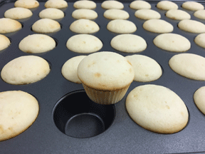toadstool cupcakes baking