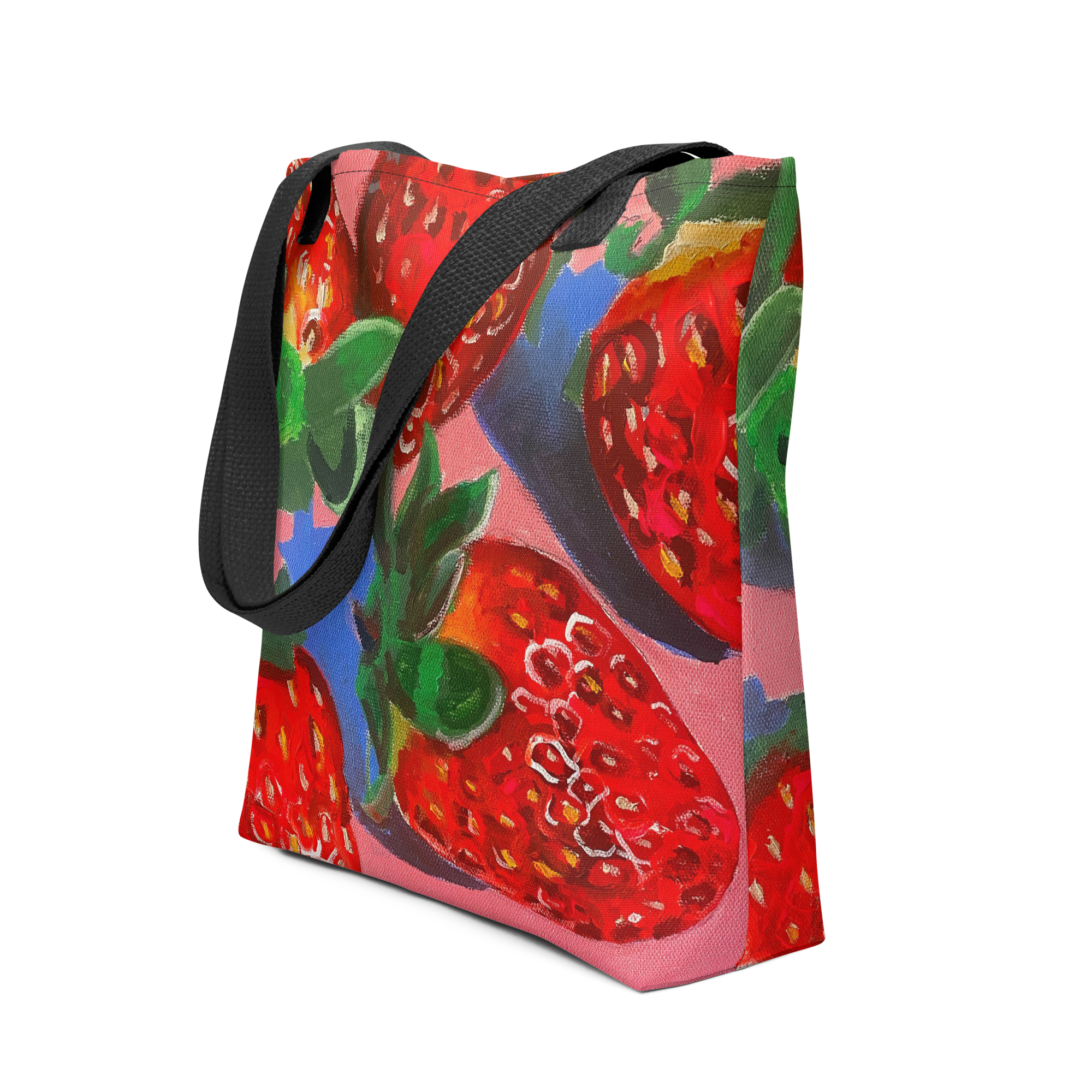 Strawberries Tote Bag