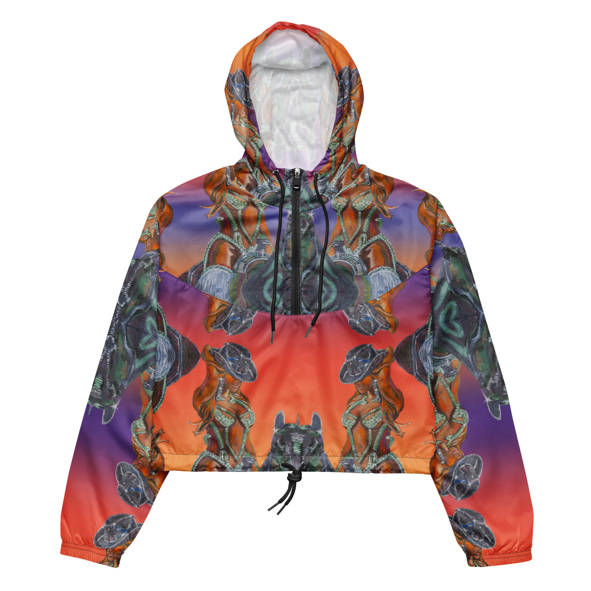 RENAISSANCE Women's Cropped Windbreaker