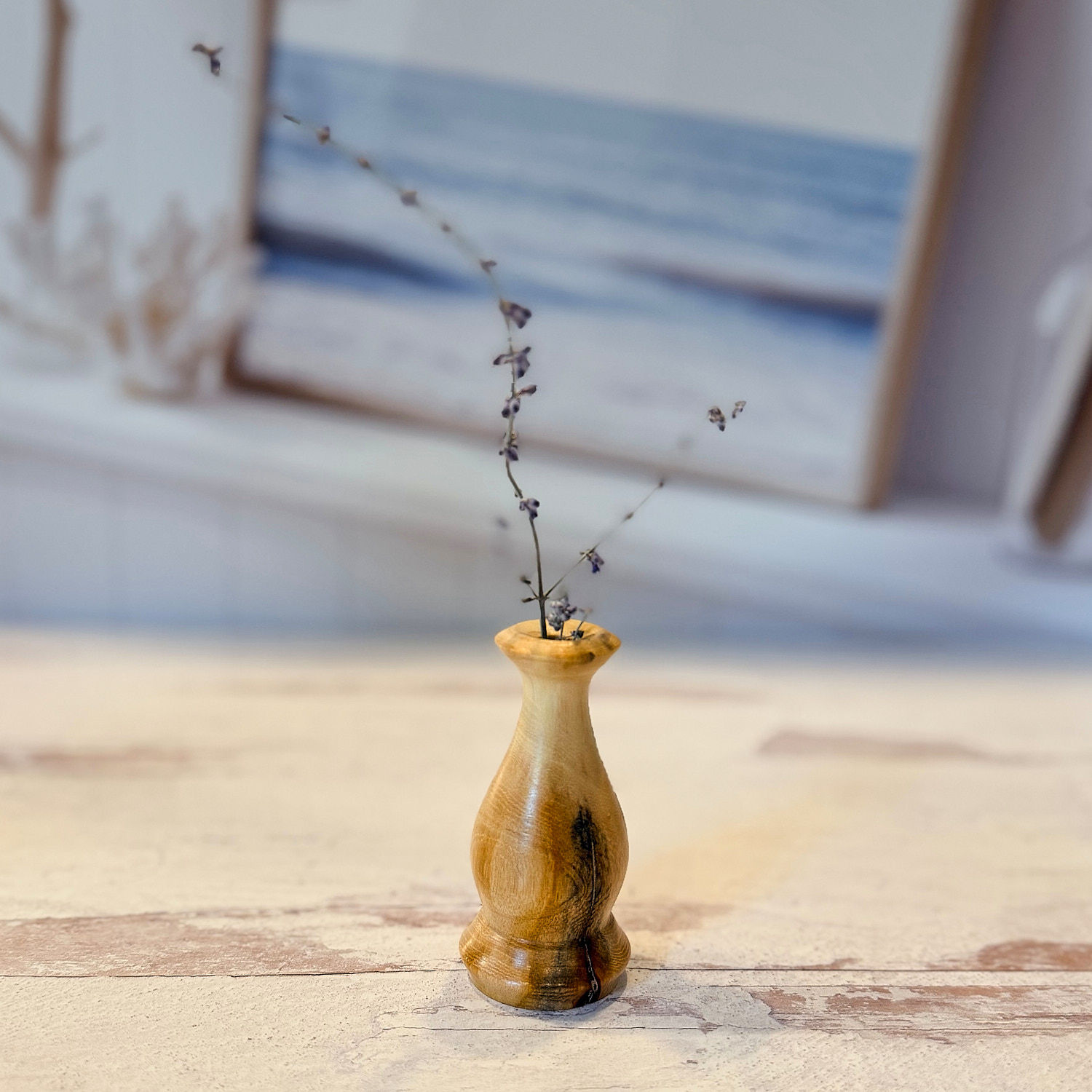 Handcrafted Fig Tree Twig Pot 010 for displaying flowers or decorative stems