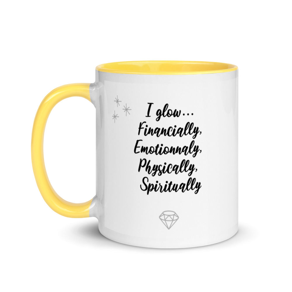 Mug « I glow… » with Color Inside