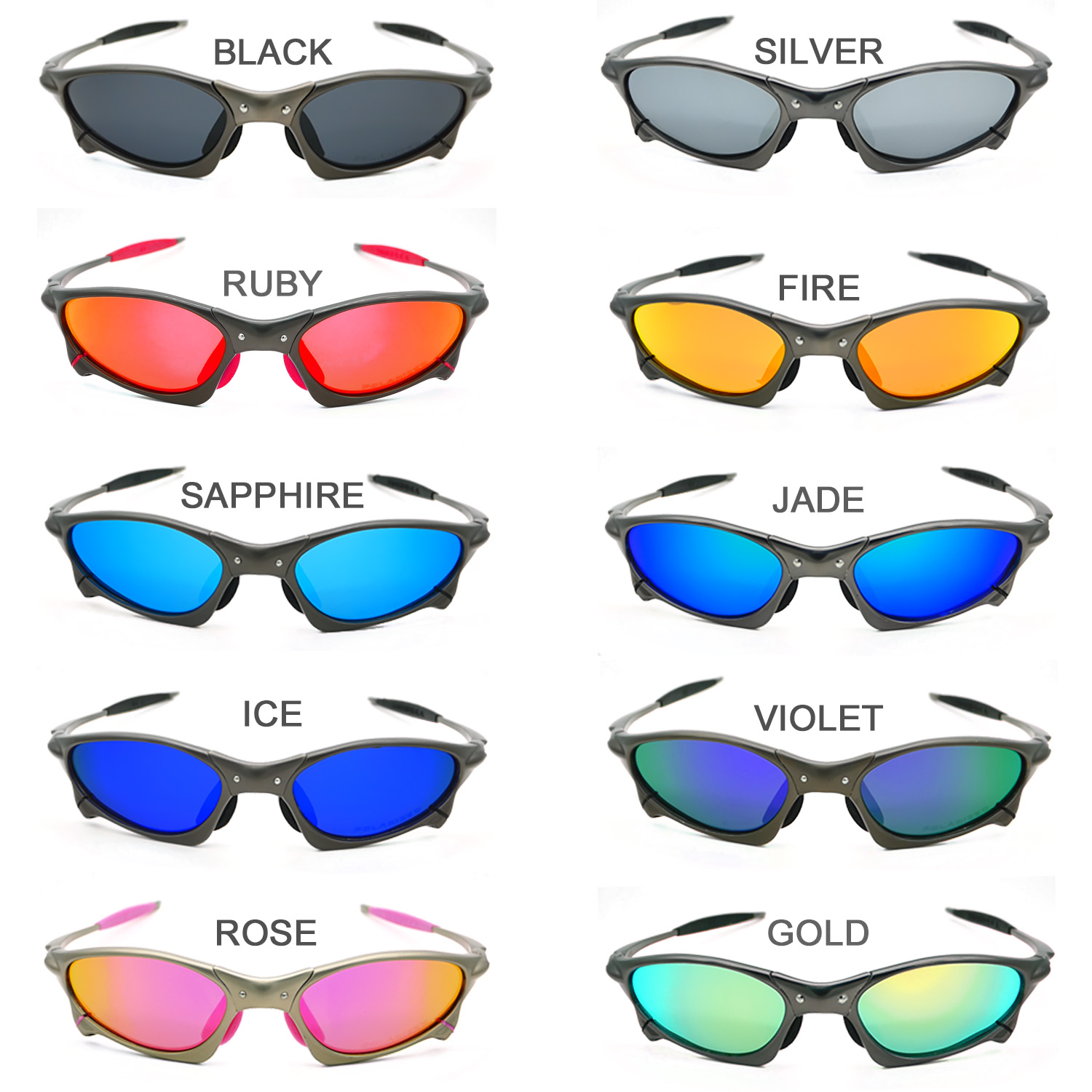 サングラス Penny Sunglasses Metal X-Penny Sunglasses with Polarized Iridium UV400 Lenses