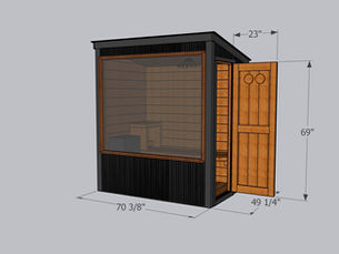 What Sizes and Designs Are Available for Meraki Saunas?